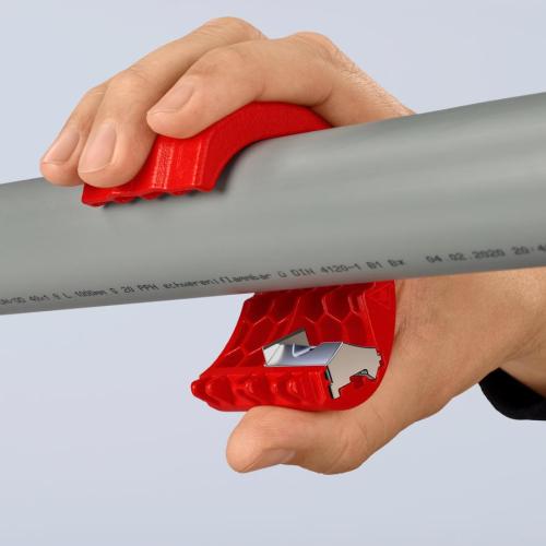 Knipex BiX Cutter for Plastic Pipes and Sealing Sleeves 72mm 90 22 10 BK
